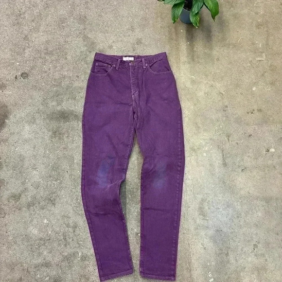 Vintage Guess  Purple Jeans Size 31 - Picture 1 of 5